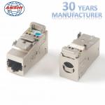 CAT6A Shielded Toolless 8P8C FTP RJ45 Keystone Jack for sale