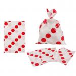 Thickness 0.03mm Custom Plastic Gift Bags Jumbo Xmas Christmas for sale