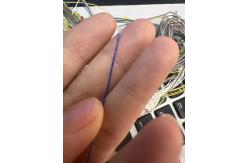 China Polyester Coated Yarn PVC Stirling Yarn  Customize Coating Thread Sewing Waxed Thread supplier