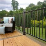 3 Rails Powder Coated Aluminium Slat Fencing Good Sale for sale
