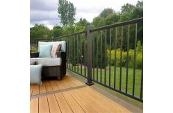 China 3 Rails Powder Coated Aluminium Slat Fencing Good Sale supplier