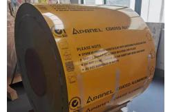 China Pre Painted Aluminium Coil Coating Hardness 2H And Exceptional Light Fastness supplier