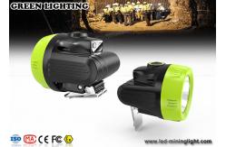 China 7000 Lux Rechargeable Coal Miners Headlamp / Mining Led Lights High Brightness supplier