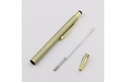 China Glitter Press Style Ball Pen Touch Screen Metal Patterned Paint Ballpoint Pen supplier