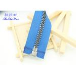Silver Brass Teeth 25 Inch Metal Separating Zipper Customized For Sweater / Coats