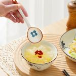 Eco Friendly Food Safety Round Ceramic Bowls for Serving Dinnerware and Decoration for sale