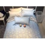 Embroidered Modern Bedding Sets 4Pcs Logo Customized With Different Size for sale