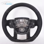 Black Carbon Fiber Land Rover Steering Wheel Alcantara Matte Black for sale