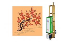 China 90V-246v UV Wall Printer , Automatic Wall Printer 1.7m Net Printing Height supplier