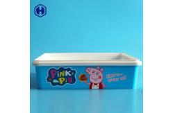 China Empty  IML Box Custom Labels Thin Wall Plastic Biscuit Containers supplier