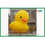 Big Inflatable Yellow Duck Inflatable Cartoon Model Water Pool Toys for sale