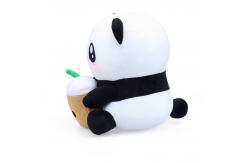 China PP Cotton Stuffed Milk Tea Cup Panda Plush Toy supplier