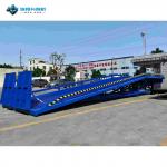 Mobile Dock Ramp-Rated Load 10 Tons Total Length 11 Meters Truck Loading And Unloading Blue for sale