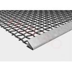 High Manganese Steel Wire Woven Mesh Screen Square Media For Separating Stones for sale