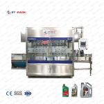 4000-5000bph Lube Oil Packing Machine 6 Head Induction Sealing Capping Machine for sale