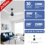 ODM 220 - 240V Remote Control ABS Ceiling Fan For Living Room
