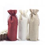 Luxury Cotton Water Glass Cooler Wine Bottle Sleeve for sale