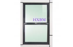 China UK Style Aluminum Profile Double Glazed Up And Down Sliding Windows supplier