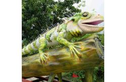 China Outdoor Realistic Chameleon Model 2m Waterproof Sound Customized supplier