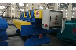 China Tank Surface Treatment 100T welding turning rolls Rubber Roller Motorized supplier