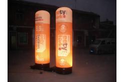 China Advertising Inflatable Lighting Pillar , Led Light Inflatable For Decoratin supplier