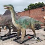 Theme Park  Realistic Animatronic Dinosaur Riojasaurus  With Movement And Sound Customization for sale