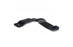 China Bracket Clip Custom Metal Stamping Parts Mounting Black Coating Support Bracket supplier