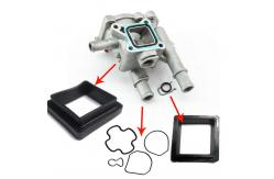 China Custom Silicone Rubber Seal Flat Head Gasket Waterproof Silicone Rubber Seal Gasket supplier