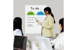 China UCI White Gloss Double Sides Static Whiteboard Sheet In Roll Dry Erase supplier