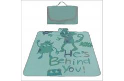 China Foldable Picnic Floor Mat , Outdoor Picnic Blanket Waterproof Backing supplier