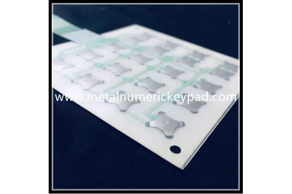 Ip65 Thin Film Switch 4x4 Matrix Keyboard 50vdc Light Touch