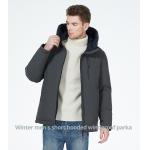 Dark Light Collided Casual Winter Jacket Business Casual Coat Two Faced for sale