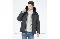 China Dark Light Collided Casual Winter Jacket Business Casual Coat Two Faced supplier