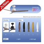 DC Ceiling Fan With Remote Control Solid Wood Blades High-Speed