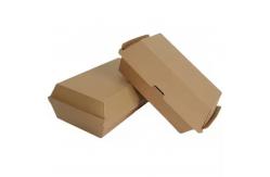 China Custom Printed Fast Food Boxes Disposable Food-Grade Containers for Hamburger Takeaway supplier