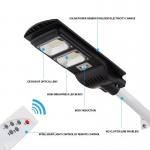 120W Outdoor ABS Intelligent  60W Solar-Powered Motion Detection Lighting Solution for sale