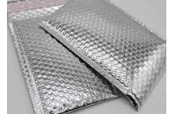 China Waterproof Silver Bubble Wrap Envelopes , 6x10 Metallic Foil Bubble Bags Anti Rub supplier