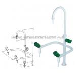Universal Gooseneck Laboratory Fittings Bench Top Water Taps With PP Handle for sale