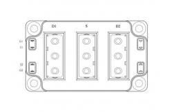 China Automotive IGBT Modules MSCSM70DUM017AG 2N-Channel SiC MOSFET Power Module 700V supplier