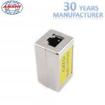 Shielded Rj45 Keystone Jack Cat5e Metal Straight Through Inline Coupler