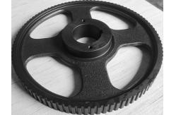China Yellow HT250 Gray Cast Iron Synchronous Wheel Timing Belt Pully supplier