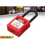 38mm Nylon Shackle Xenoy Safety Lockout Padlocks with Master Key for sale