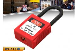 China 38mm Nylon Shackle Xenoy Safety Lockout Padlocks with Master Key supplier
