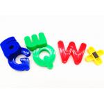 Custom Plastic Magnetic Letters and Numbers in Assorted Colors for Educational Purposes for sale