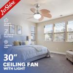 Comfortable Wind 6 Speed Choice Ceiling Fan with 6 MDF Blades and Simple Remote Control for sale