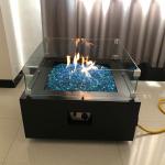Outdoor Rectangular Wood Burning Fire Pit  400mm for sale