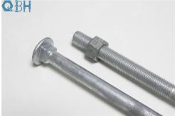 China Hexagon Cup Head Bolt Long Square Neck Gal With ISO4032 HDG Finish supplier