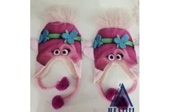China Acrylic Customizing Cheap Bling Bling wholesale beanie caps  Knitted Adult Pom Pom Hat supplier