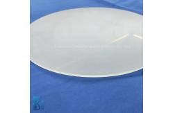 China Customized Corrosion Resistant Circular Frosted Quartz Plate Large Quartz Sheet supplier