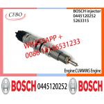 BOSCH 0445120252 5263312 Neutral Fuel Injector Assembly 0445120252 5263315 For CUMMINS for sale